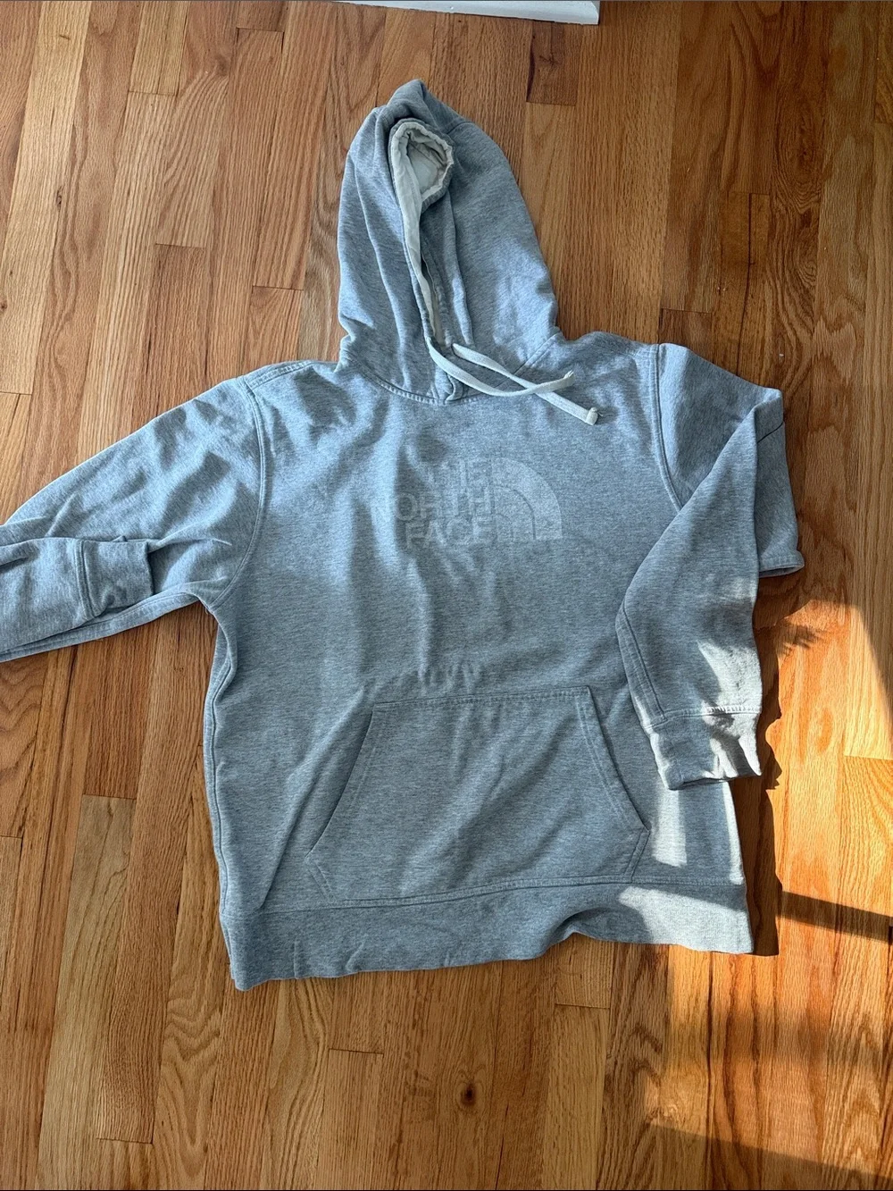 North Face Men’s Gray Hoodie